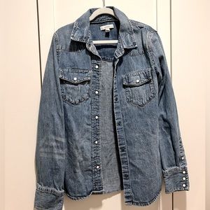JCrew denim shirt jacket